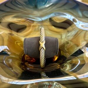 Pre-owned David Yurman X classic cable bracelet, 7mm